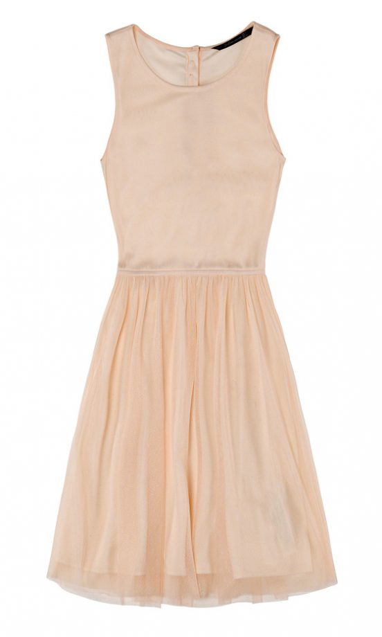 Zara SS12 Pretty Peach Dress