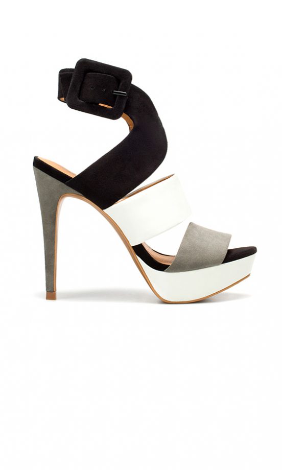 Zara SS12 Strap Detail Mono Heels