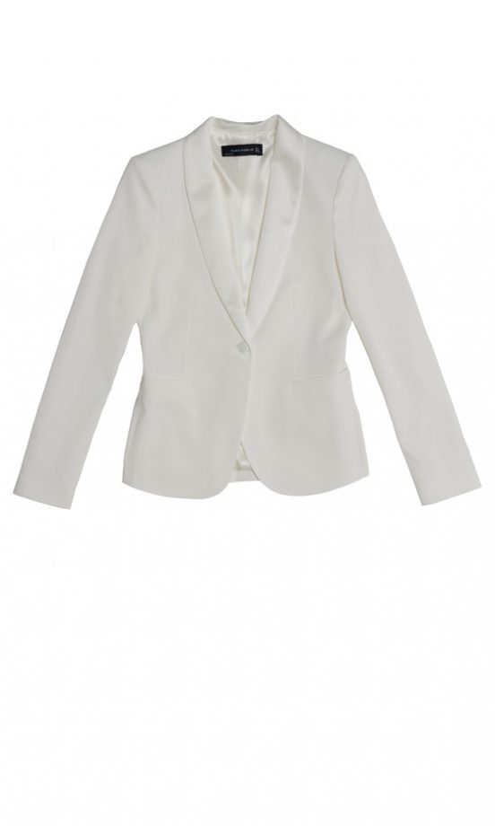 Zara SS12 White Blazer