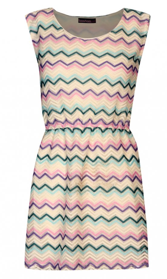 Boohoo SS12 Zig Zag Dress