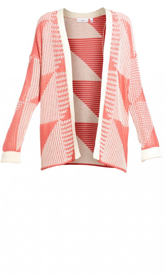 New Look Reverse Stitch Aztec Cardigan £24.99