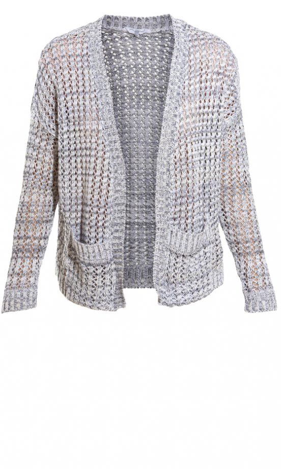 New Look Pointelle Pocket Cardigan, £22.99