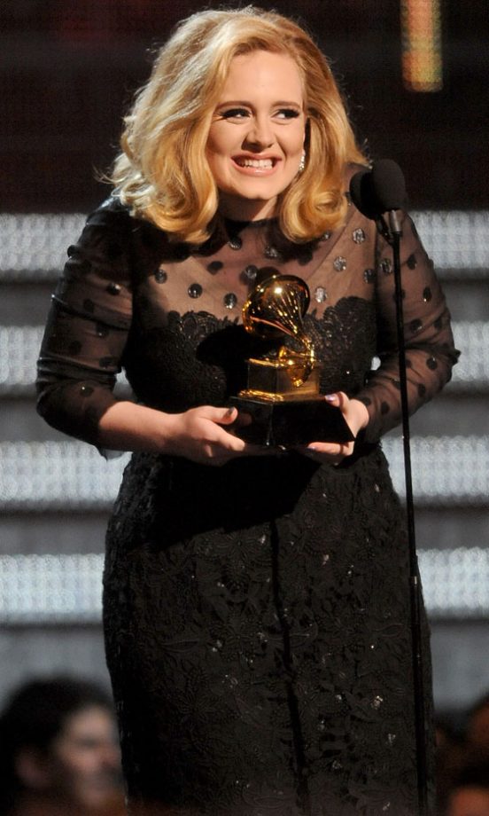 Adele At The Grammys 2012