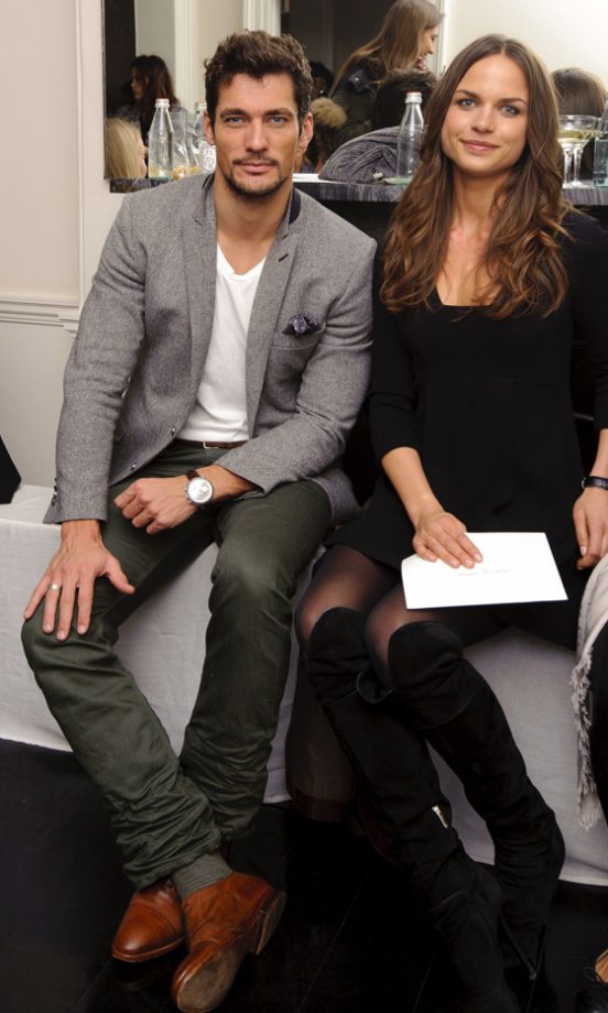 David Gandy At The Emilia Wickstead Fashion Show AW12