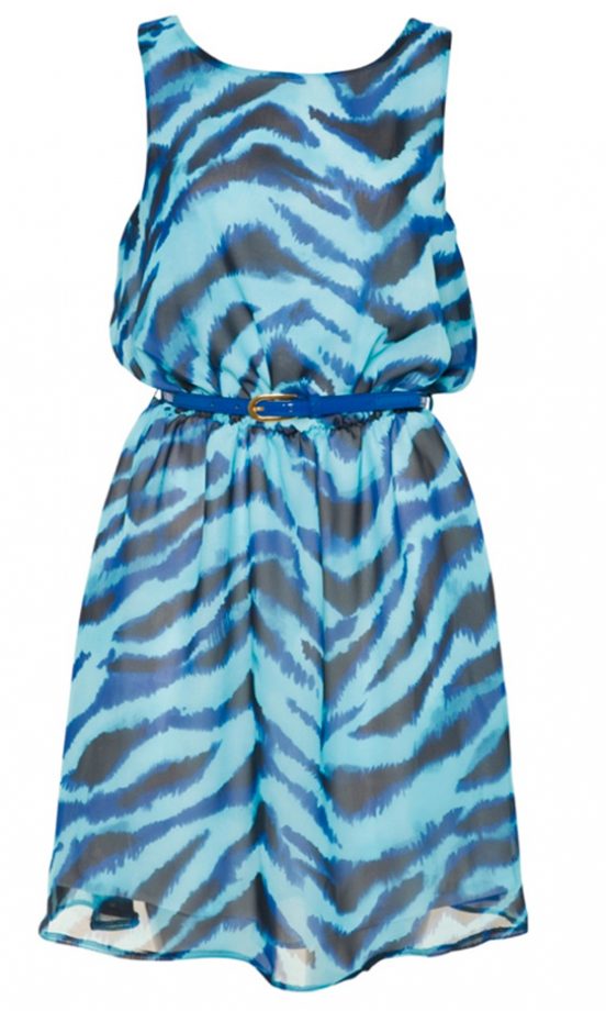 A|Wear Print Chiffon Belted Dress, £45