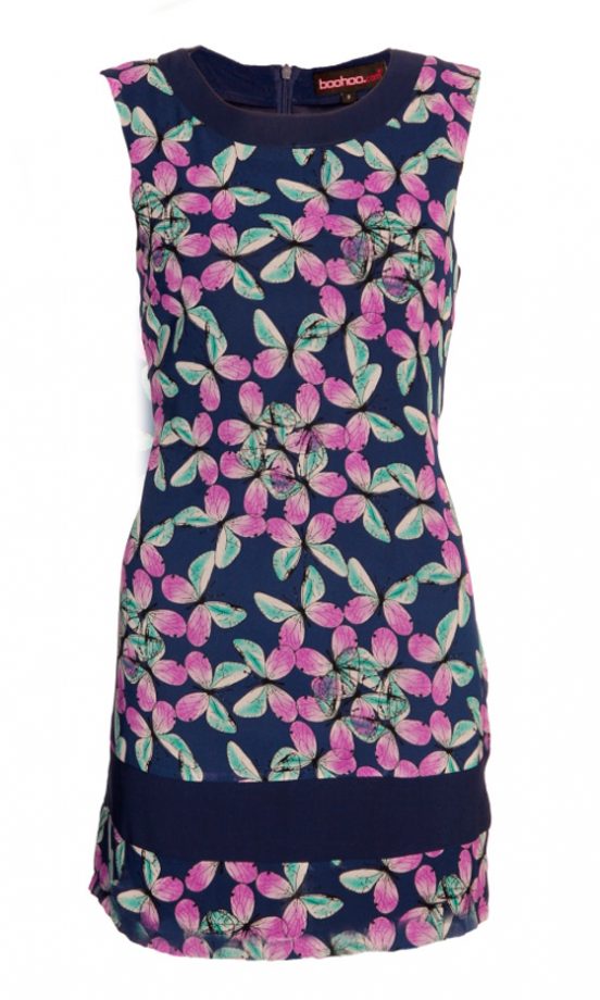 Boohoo Butterfly Print Dress, £20