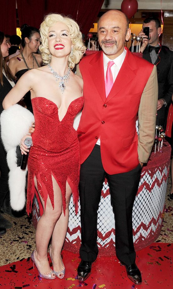 Christian Louboutin Partied With A Marilyn Monroe Impersonator At His 20th Anniversary Party, 2012