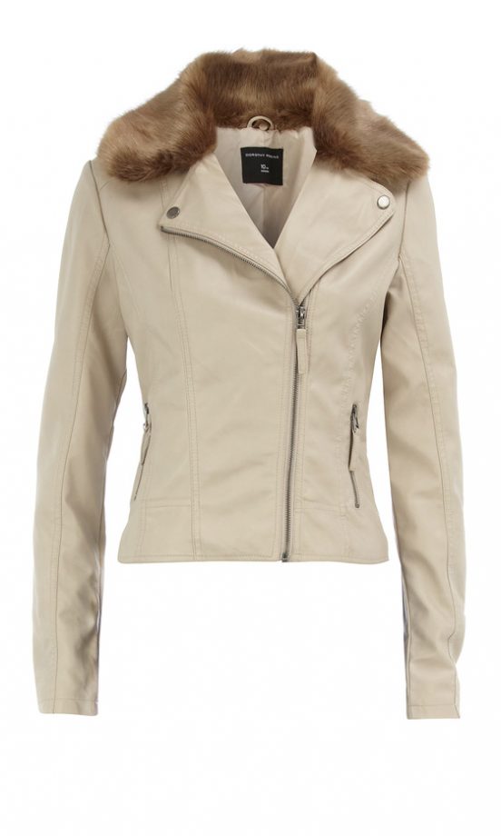 Dorothy Perkins Fur Collar Jacket, £55