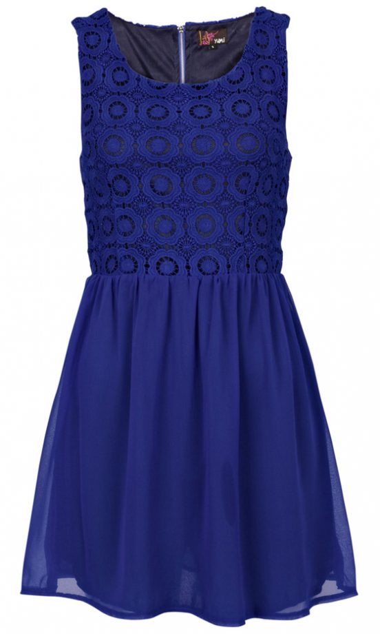 Fashion Union Lace Bodice Dress, £40