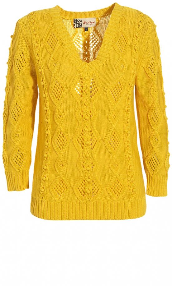Boutique By Jaeger Josie Cable Jumper, £120