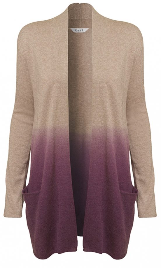 John Lewis Dip Dye Cardigan, £49.50