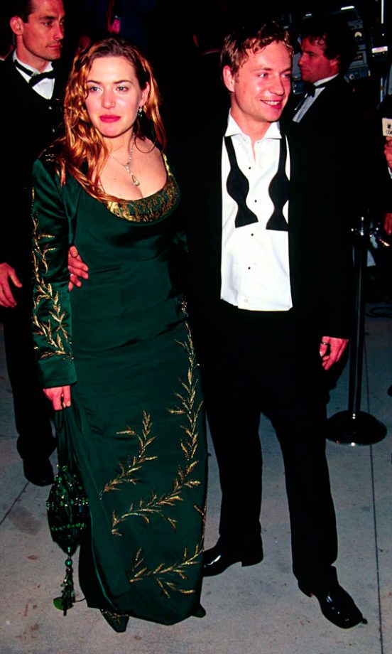 Kate Winslet With Jim Threapleton At The Vanity Fair Oscars Party, The Academy Awards, 1998