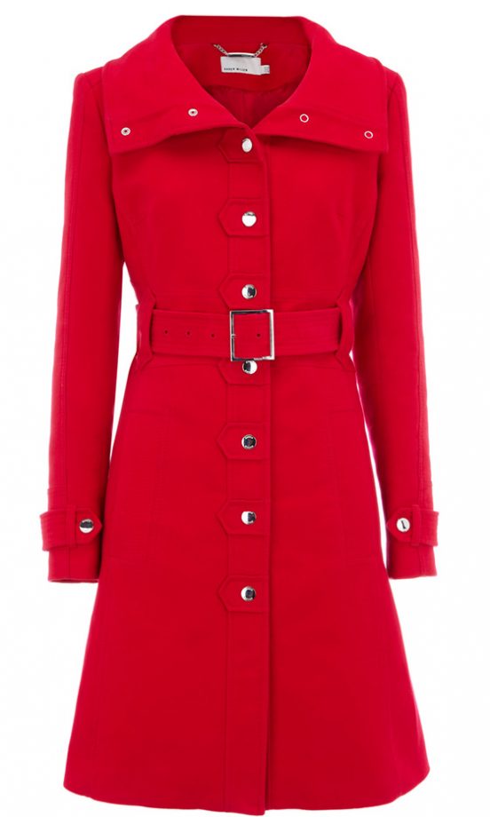 Karen Millen Belted Moleskin Coat, £210