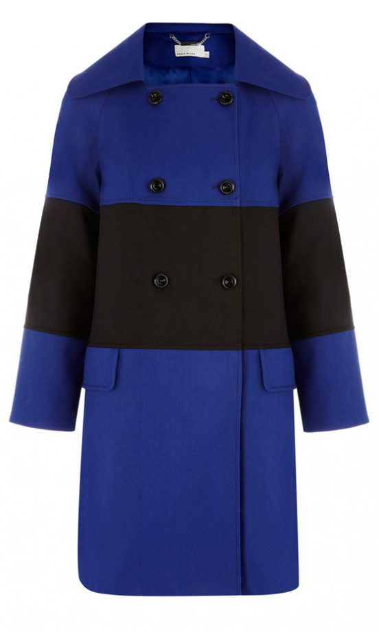 Karen Millen Graphic Colourblock Coat, £210