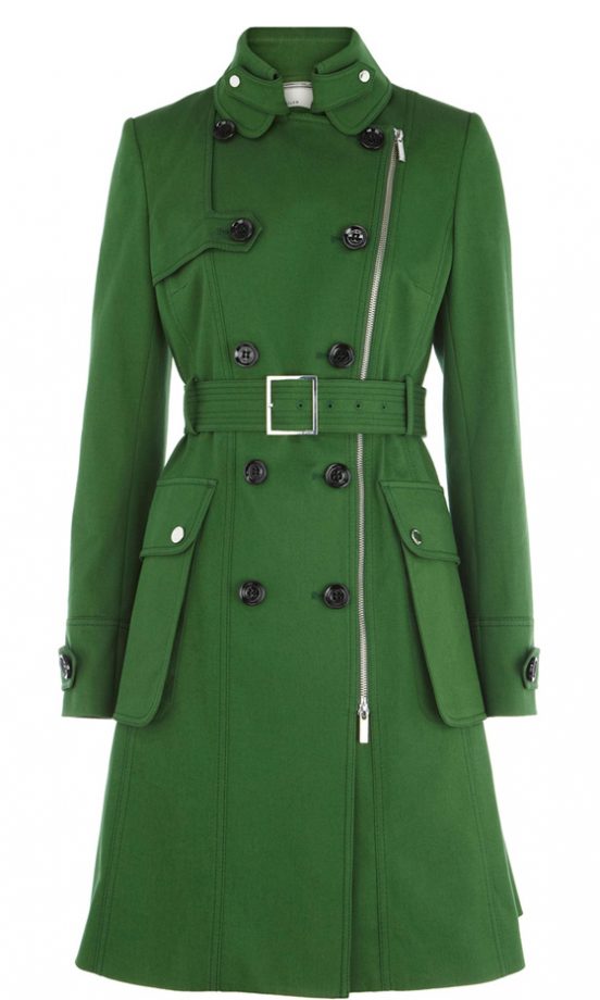 Karen Millen Posh Cotton Coat, £210