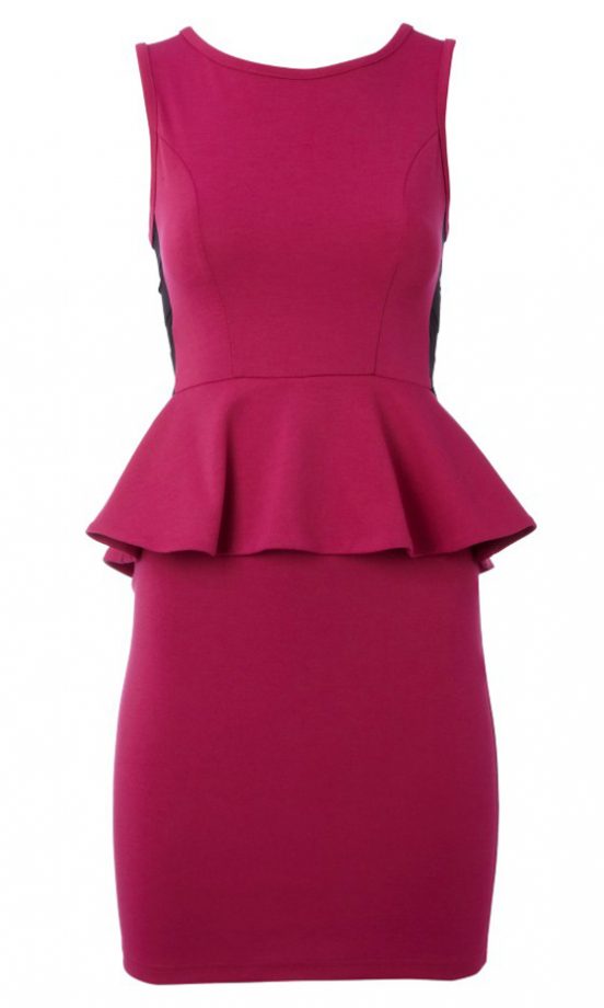 Lipsy Peplum Ponte Dress, £50.00