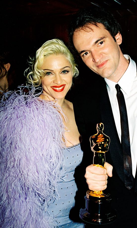 Madonna And Quentin Tarantino At The Miramax Oscar Party 1995
