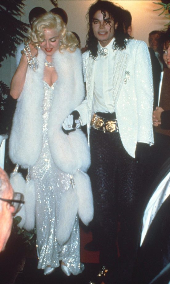 The Then Queen And King Of Pop: Madonna With Michael Jackson At The Oscars, 1991