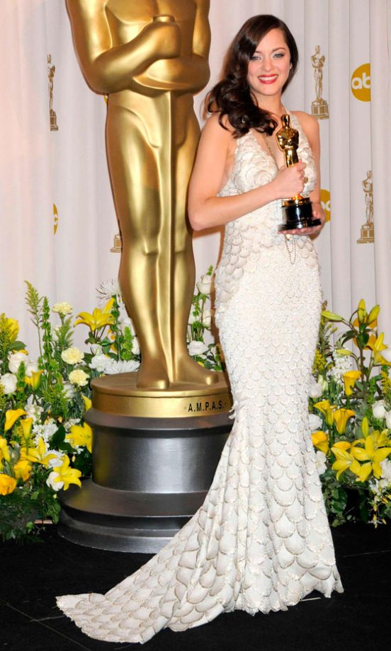 Marion Cotillard Wearing John Paul Gaultier At The Oscars, 2008