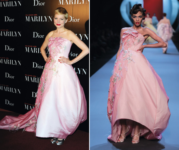 Michelle Williams in Christian Dior SS11