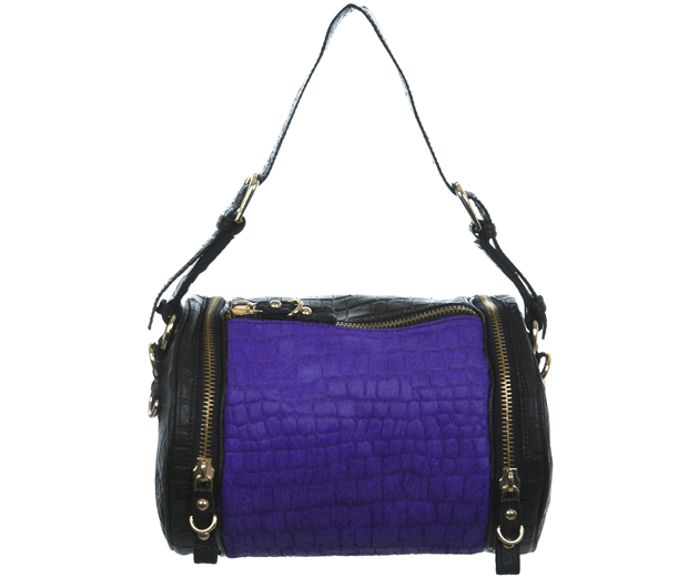 Look Loves Miss Selfridge S Could Be Designer Bag Look Loves Miss Selfridge S Croc Effect Barrel Bag