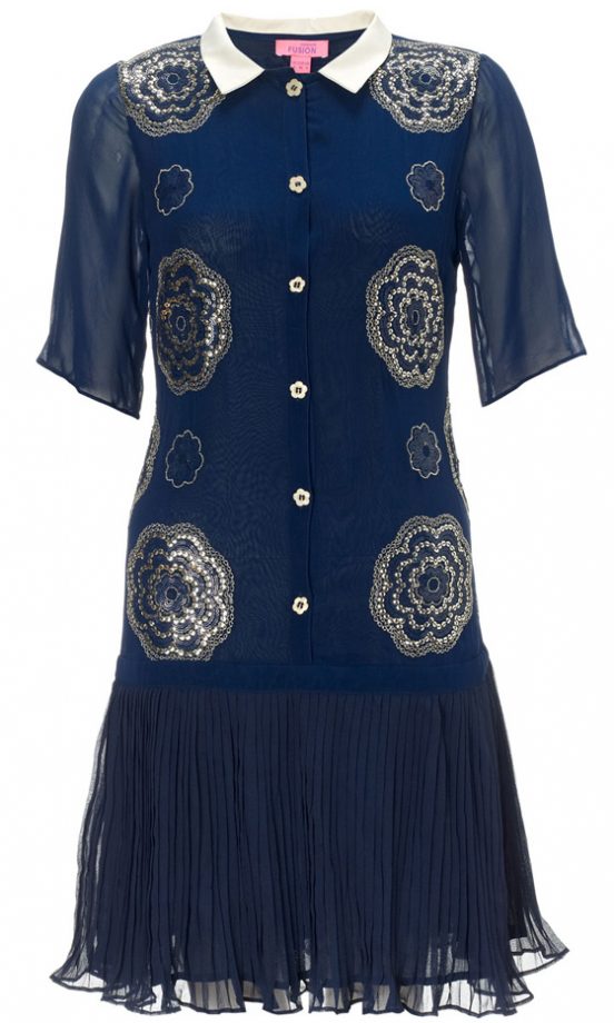 Monsoon Fusion Embellished Dress, £85