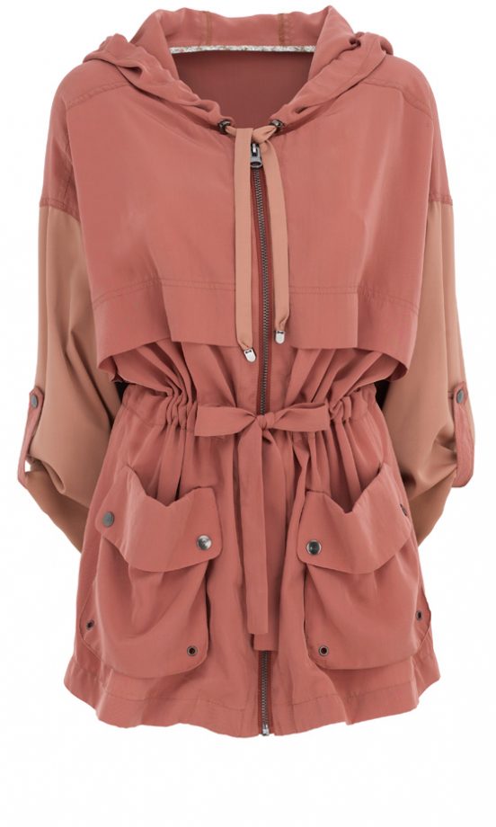 Marks & Spencer Limited Collection Turn Up Sleeve Hooded Mac, £65