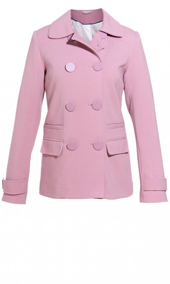 New Look Double Breasted Crepe Coat, £22.99