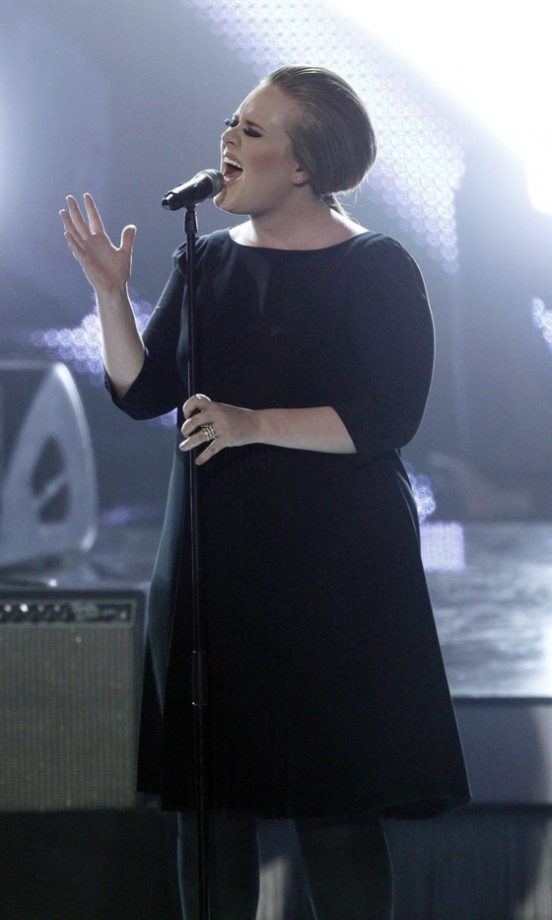 Adele Performed At The Echo Music Awards In Berlin - She Let Her Voice Do The Talking With A Simple Outfit And Hairstyle. 2011
