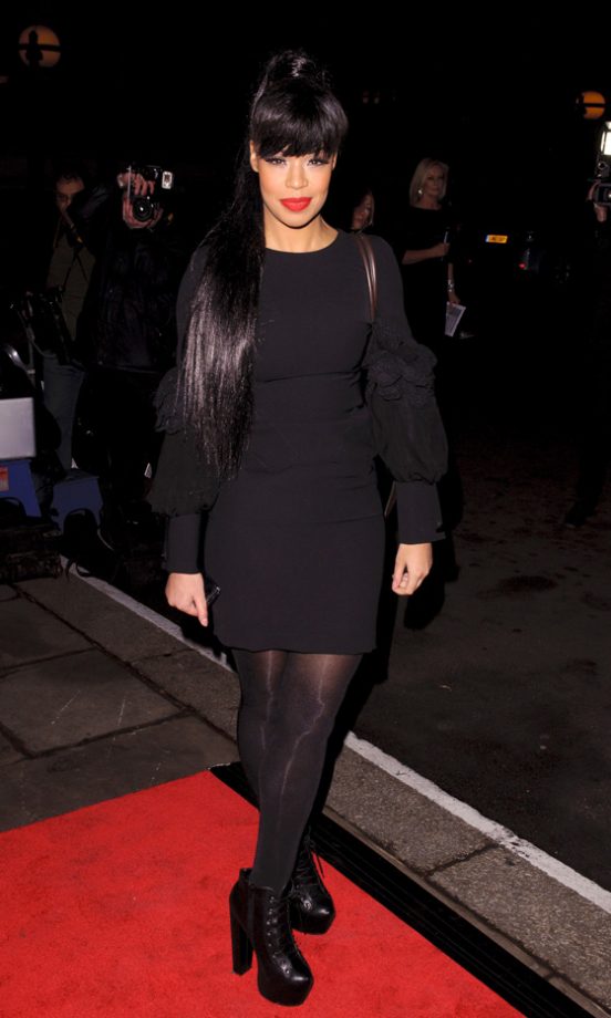 Sarah Jane-Crawford Hit The Evening Standard British Film Awards 2012