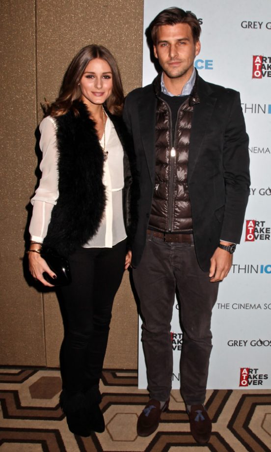 Olivia Palermo And Johannes Huebl At The Thin Ice Film Screening, 2012