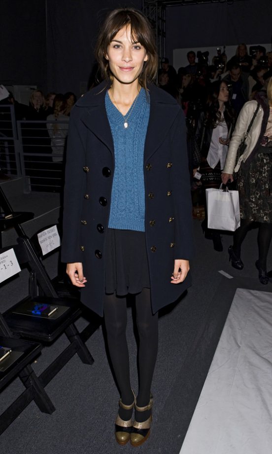 Alexa Chung At The Honor Fashion Show AW12