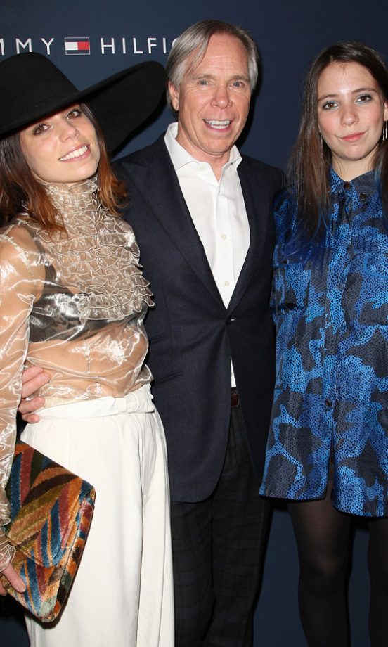 Ally Hilfiger, Tommy Hilfiger And Elizabeth Hilfiger At The Tommy Hilfiger Fashion Show AW12