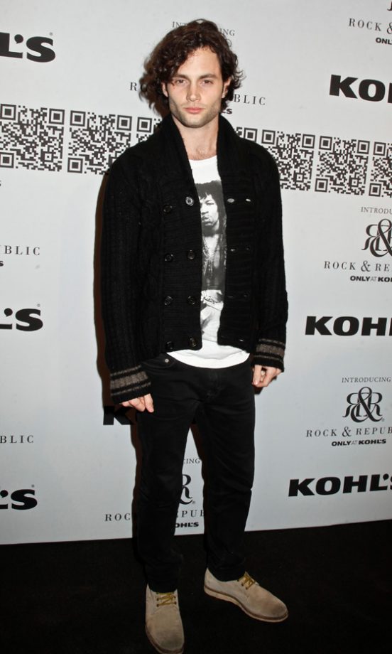 Penn Badgley At The Rock And Republic For Kohl's Fashion Show AW12
