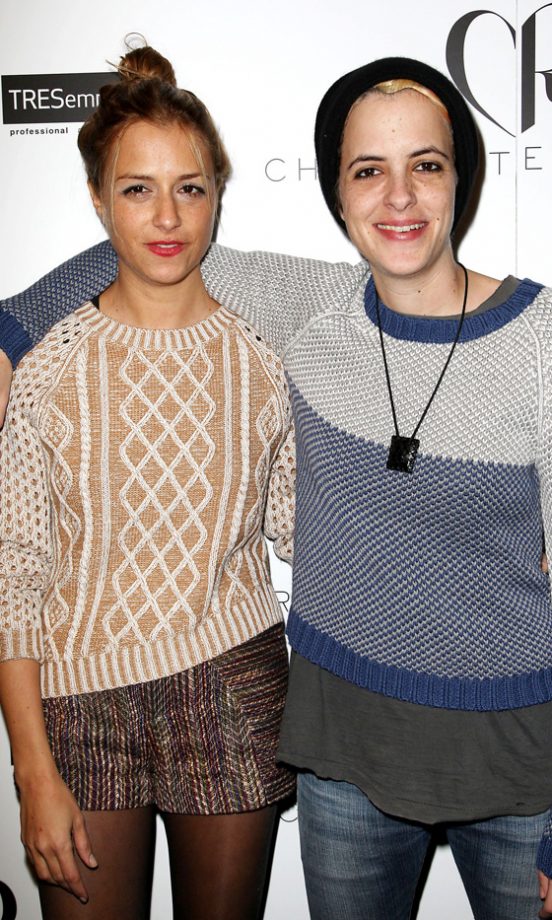 Charlotte Ronson And Samantha Ronson At The Charlotte Ronson's Fashion Show AW12