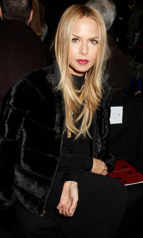 Rachel Zoe At Diane Von Furstenberg's Fashion Show AW12
