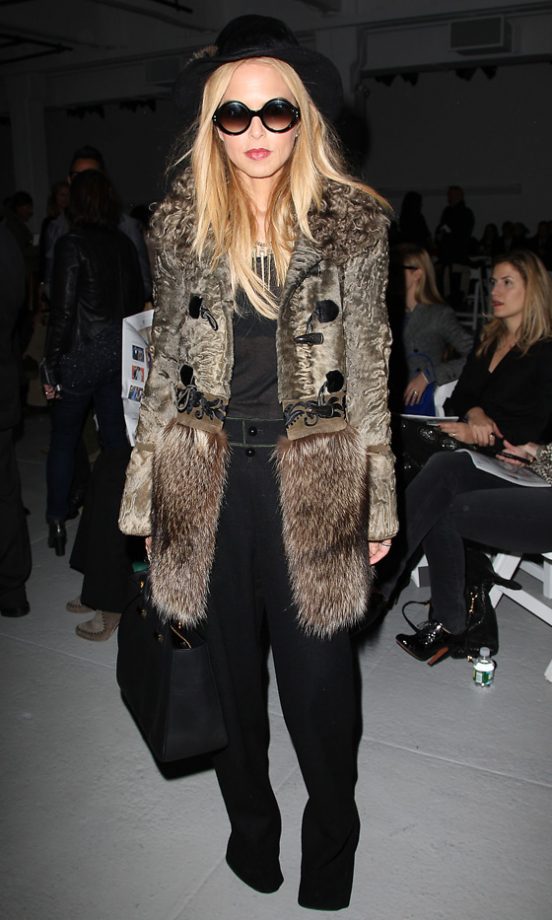 Rachel Zoe Worked Her Fashion Magic Front Row At The Rodarte Fashion Show AW12