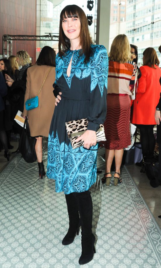 Tamara Mellon At The Tory Burch Fashion Show AW12