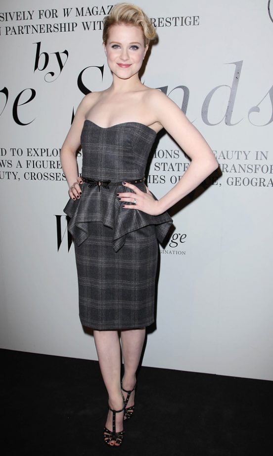 Evan Rachel Wood At The Ever Changing Face Of Beauty Opening 2012