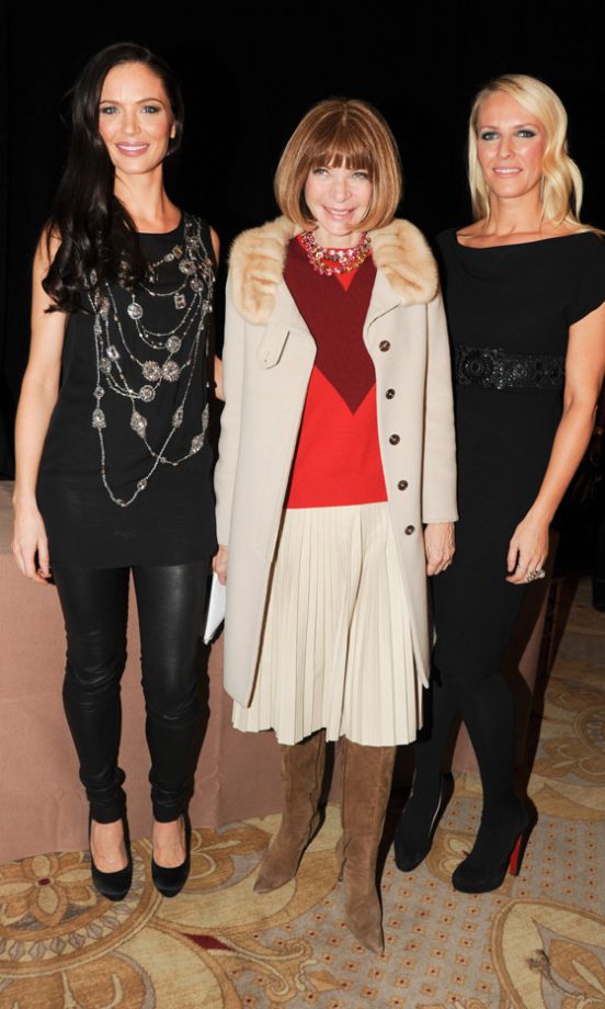 Anna Wintour Went Backstage With Marchesa Designers Georgina Chapman And Keren Craig
