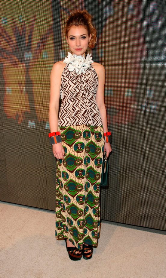 Imogen Poots At The Marni For H&M Collection Launch, LA, 2012