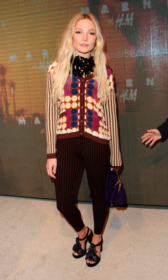 Clara Paget At The Marni For H&M Collection Launch, LA, 2012