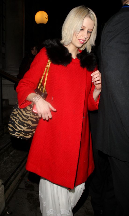 Peaches Geldof At Stella McCartney's Eveningwear Presentation And Dinner 2012