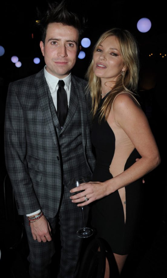 Kate Moss And Nick Grimshaw At Stella McCartney's Eveningwear Presentation And Dinner 2012