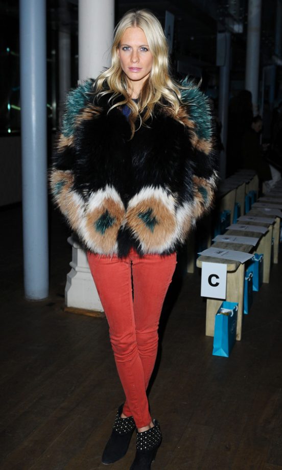 Poppy Delevigne At The Matthew Williamson Fashion Show AW12
