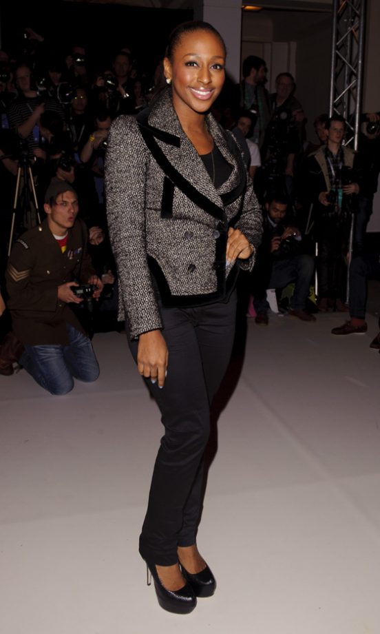 Alexandra Burke At The Pam Hogg Fashion Show AW12
