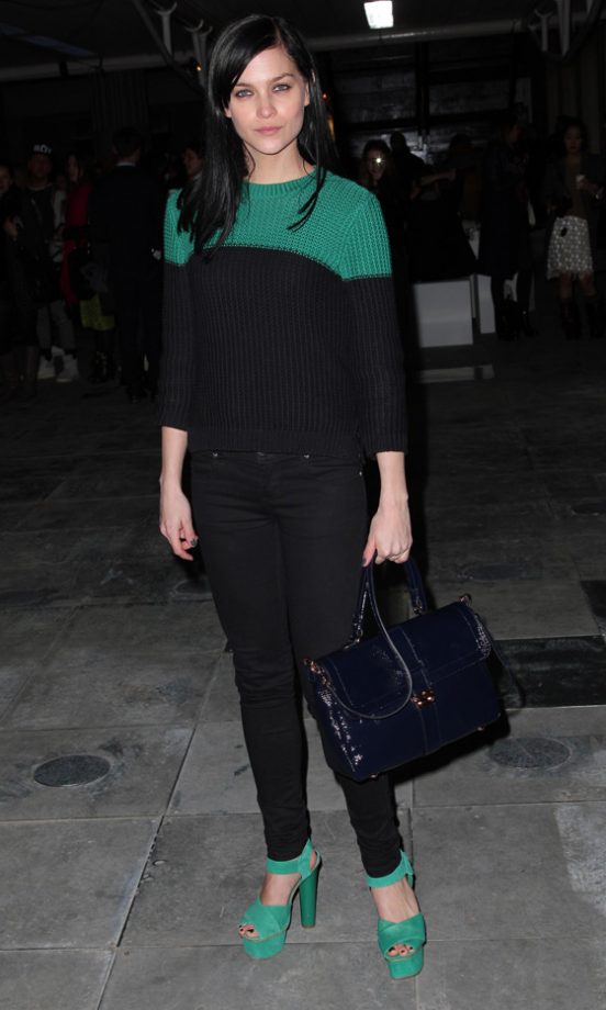 Leigh Lezark At The Topshop Unique Fashion Show AW12