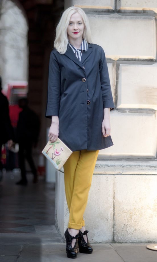 Portia Freeman At London Fashion Week AW12