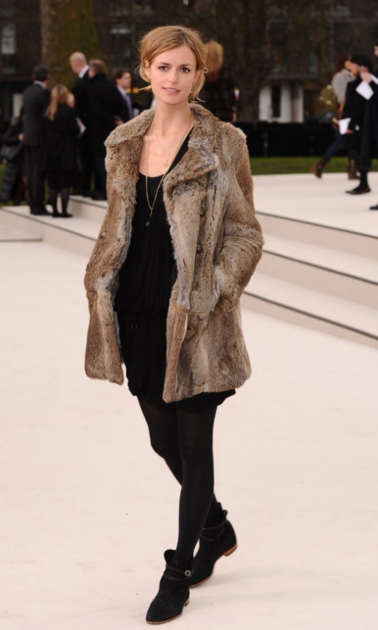 Jacquetta Wheeler At The Burberry Prorsum Fashion Show AW12