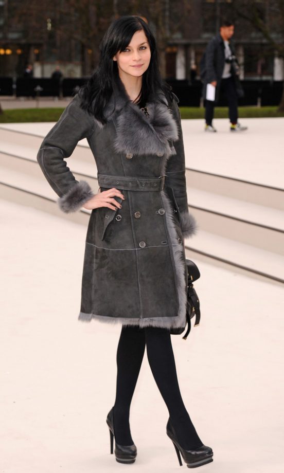 Leigh Lezark At The Burberry Prorsum Fashion Show AW12